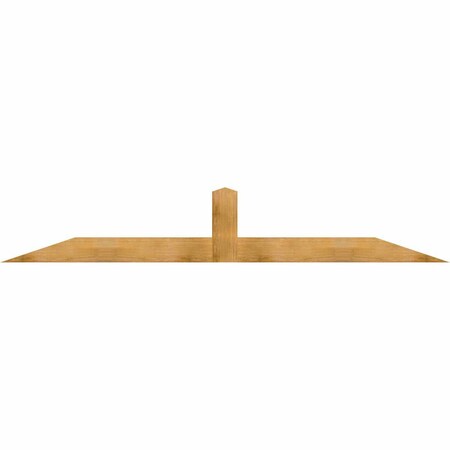 Ekena Millwork Portland Rough Sawn Timber Gable Bracket, Western Red Cedar, 108"W x 18"H x 4"D x 6"F, 4/12 Pitch GBW108X18X0406POR00RWR